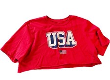 Mad engine usa crop top - crop, womens