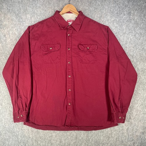 Wrangler shirt mens - shirt, red