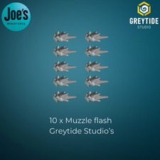 10 x Muzzle flash - Greytide