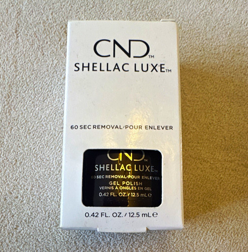 Cnd shellac luxe black - shellac, cherry