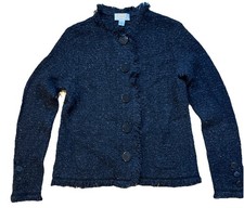 Talbots black wool - talbots, blend