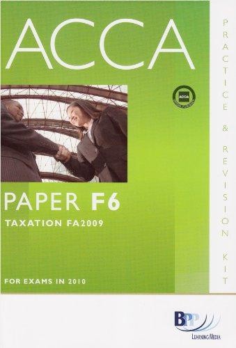 Acca tax fa2009 revision - acca,