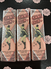 Benefit Gimme Brow+ Volumising Fibre Gel 3 Light Brown 1gX 3 = Full Size 3G £26