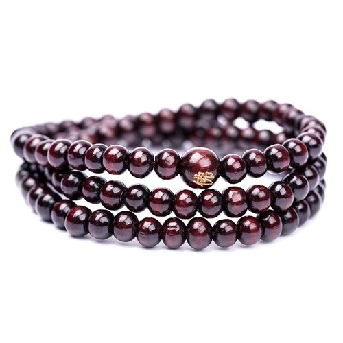 Sandalwood 108 mala beads - beads, 6mm