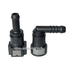 Car Motorcycle Fuel Line Hose Pipe Quick Release Coupler Connector 7.89 x 8mm