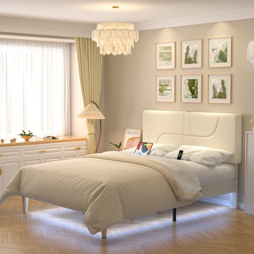 Twin full queen bed frame - bed,