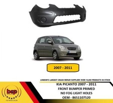 KIA PICANTO 2008 - 2011 FRONT BUMPER NO FOG HOLES NEW 8651107520 OEM SPEC