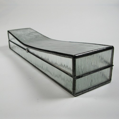 Glass jewelry box - , by