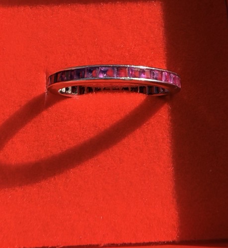 Platinum ruby eternity - ruby,