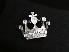 Silvertone & Clear Oval Round