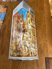 Heye Ryba 1500 Piece Jigsaw Puzzle Spitzweg: Romantic Town - COMPLETE