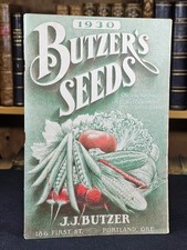 1930 Butzers Seeds Catalogue PORTLAND ORE U.S Illustrated Gardening Scarce