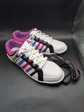 K Swiss Retro 90's Multicolour Leather Trainers Ladies Size 4