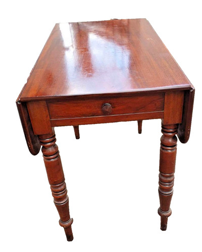 Antique mahogany pembroke drop - antique,