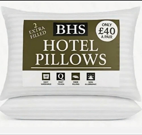 Bhs hotel bed pillows - bed,