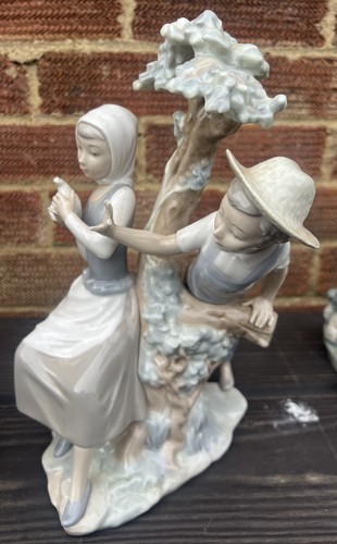Lladro nao porcelain boy and - lladro,
