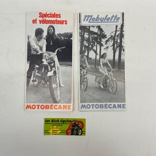 Vintage mobylette motobecante - mobylette,