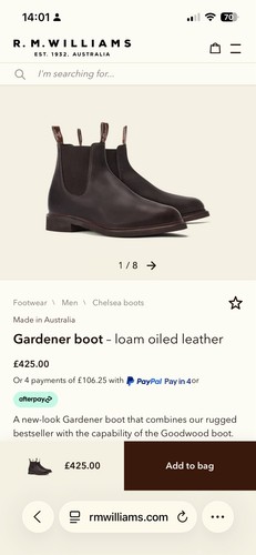 Williams gardener boots - rm, 10