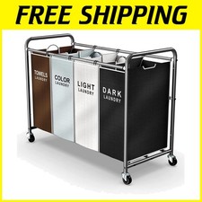 4-Bag Laundry Sorter with