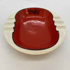 Vintage Haig Scotch Whisky Porcelain & Ceramic Ashtray England Collectibles Rare
