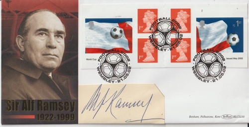 Hand signed alf ramsey - signed, first