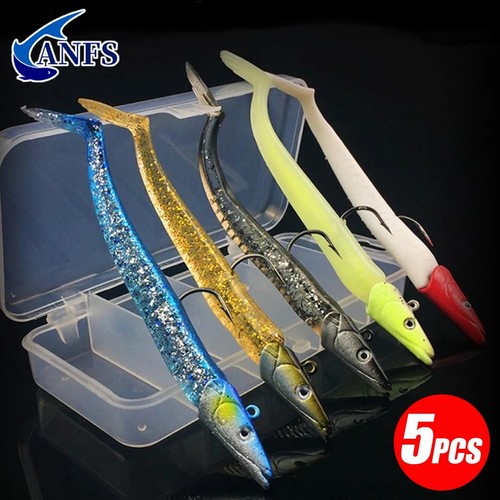 5pcs saltwater sandeel lures - 5pcs,