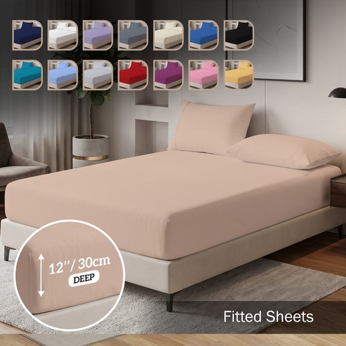 Fitted bed sheet 30cm - bed, 12''/30cm