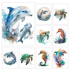 Sea Life Wall Art Metal Print