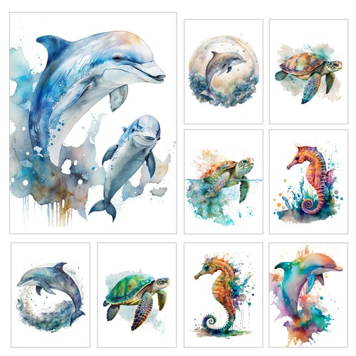 Sea life wall art - life,