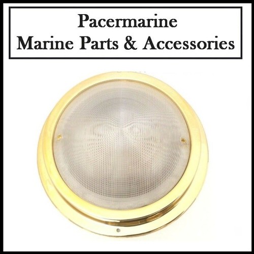 Gold plastic cabin light - gold,