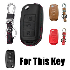 Genuine Leather Car Key Fob