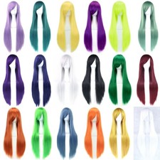 Womens 80cm Long Wavy Curly