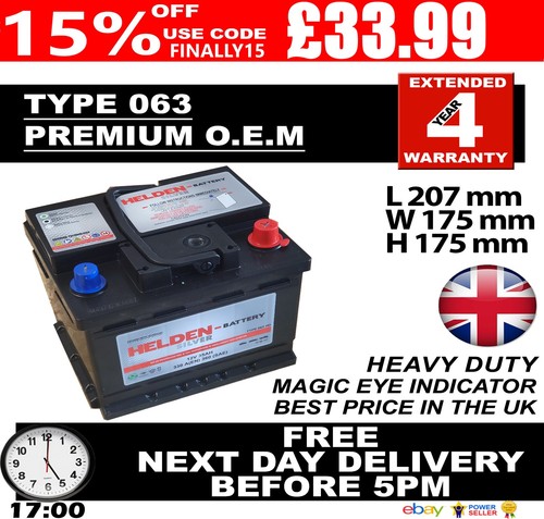 Car battery 063 - car, 12v
