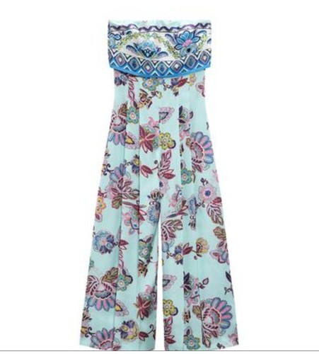 Zara strapless printed - strapless,