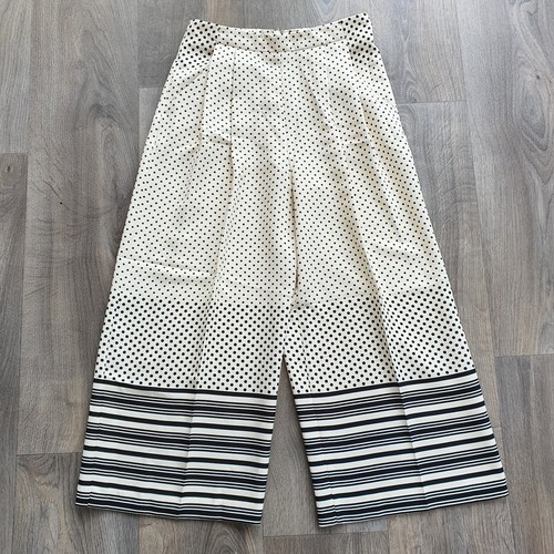 Topshop cream black polka - cream, dot