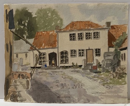 Vintage watercolour painting - vintage,