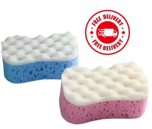 3pcs soft bath sponges - bath,