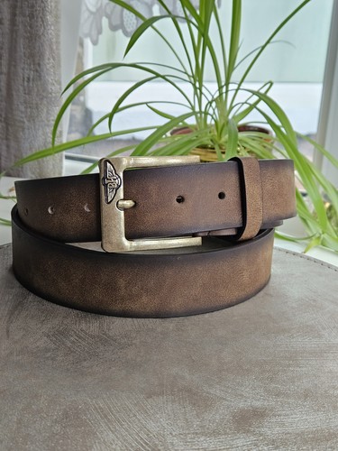 Mens brown vintage - style, belt
