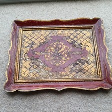 Florentine Vintage Gilt Tray