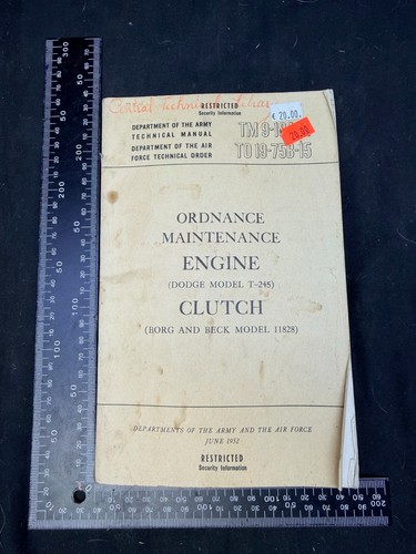 Genuine army technical manual - genuine,