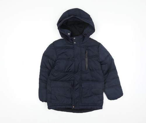 Matalan girls blue puffer - girls,