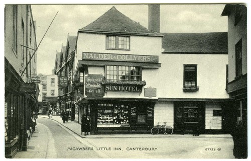 1930 postcard micawber s - 1930's,