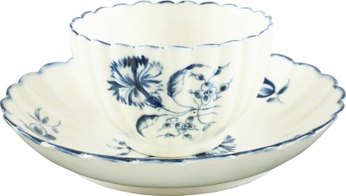 Worcester tea bowl and under - worcester,