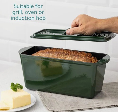 Cast iron bread baking dish - cast,