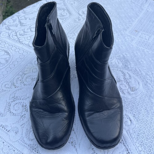 Cushion walk black ankle boots - cushion,