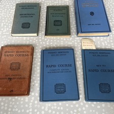 Pitmans shorthand books X 6