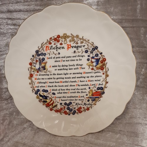 Kitchen prayer plate - ,