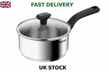 Tefal Comfort Max 18cm Stainless Steel Saucepan with Glass Lid – Induction Compa