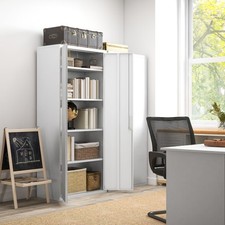 Office Cupboard Metal Storage Cabinet with Adjustable Shelves for Home Office