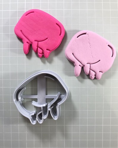 Udder cow cookie cutter - cookie, |